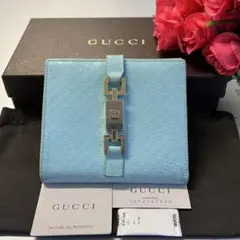未使用に近い‼️ グッチ GUCCI 財布 二つ折り 折り財布 マイクロGG