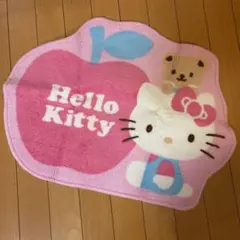 2003年製 ハローキティ りんご ルームマット トイレマット キッチンマット