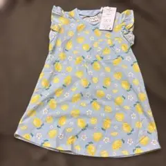 mariajue レモン柄 ノースリーブワンピース 100cm