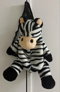 ゼブラ柄ぬいぐるみリュック