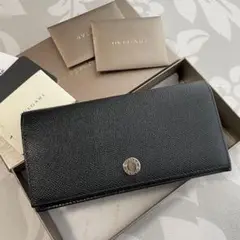 《美品》 BVLGARI ブルガリ 長財布 ブラック
