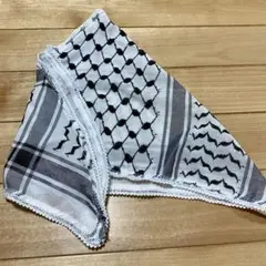 クフィーヤ パレスチナ製(黒)新品 m27800468656_1.jpg?1751122184