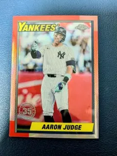 Aaron Judge 2025 Topps Chrome 35th