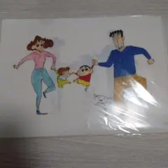 【新品】クレヨンしんちゃん 野原一家柄 クリアファイル