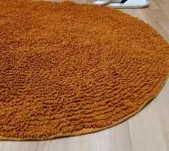 【DOUBLEDAY】 ダブルデイ 楕円形 シャギーラグ
