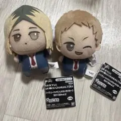 ハイキュー×サンリオキャラクターズ　ちびぐるみ　孤爪研磨&夜久衛輔