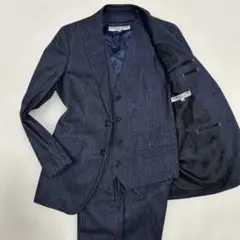 ✨美品✨キャサリンハムネットロンドン S スリーピース　スーツ　デニムカラー