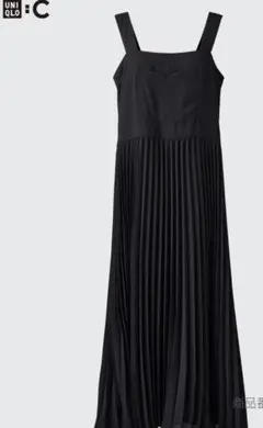 ◆新品未使用タグ付き◆UNIQLO　C　プリーツストラップワンピース