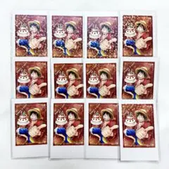 ② ルフィ 大丸　梅田　バレンタイン　カード　ONE PIECE レア