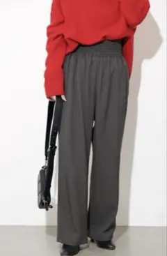 ジャーナルスタンダードウールライクストレッチワイドパンツ