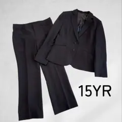 スーツ パンツ 大きいサイズ 洗える セットアップ 黒 15号 喪服 礼服