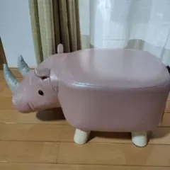 新品＊アニマルスツール サイ＊キッズチェアサイドテーブル