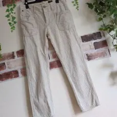 Cafetty / カフェッティワークペグトップ ストライプパンツ