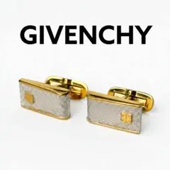 【GIVENCHY】カフリンクス ロゴ刻印 カフスボタン ジバンシィ