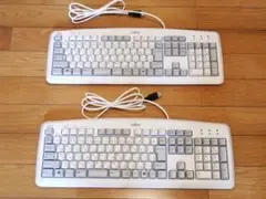 富士通 KU-0325 有線キーボード 2個セット