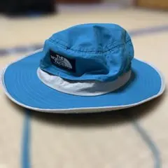 THE NORTH FACE アウトドアハット 青 サファリハット　中古品