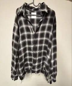 Lui's(ルイス)25SS オンブレーダメージチェックシャツ