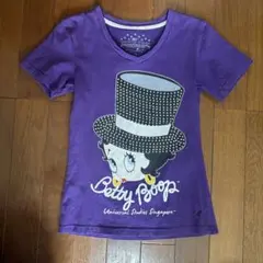 Betty Boop 紫色 Tシャツ ユニバーサルスタジオシンガポール