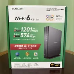 ELECOM Wi-Fi 6 ルーター 1201Mbps