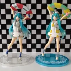 初音ミク フィギュア タイクレ限定 オリジナル夏服ver. ノーマル夏服 セット