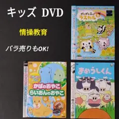 3枚★動物親子 あらいぐまラスカル まめうしくん 情操教育 知育 DVDセット