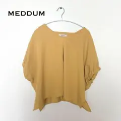 ブラウス　カットソー　MEDDUM 黄色