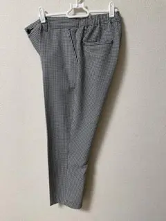 無印良品　ストレッチサッカー　テーパードパンツ　サイズL