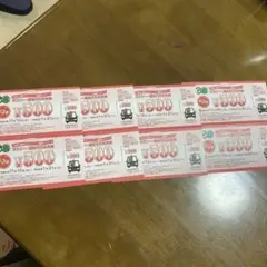 山梨県タクシー運転代行チケット利用券8枚4000円分