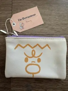 新品！I'm Doraemon ジャイアン ミニポーチ　フラワーリング