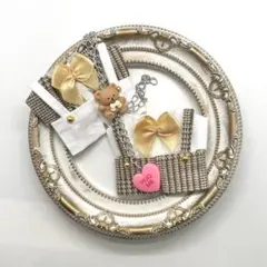 10cmぬい服　白茶6点セット
