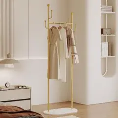 ミニマリストフロアスタンド型クローゼット、寝室用衣類収納ラック スレート棚付き