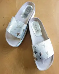 新品　Penelope Collection　星柄サンダル　サイズ38