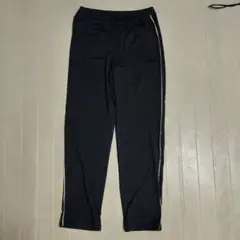 黒のジャージパンツ サイドライン付き Mサイズ