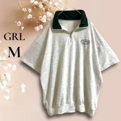 グレイル　プルオーバー　グレー　緑　ワイド　ビッグシルエット　ストリート