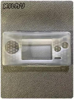 GBM ゲームボーイミクロ シリコンカバー ケース スーパークリアブラック B