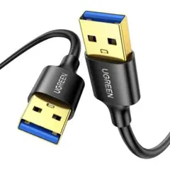 USB 3.0 ケーブル タイプA オス 金メッキコネクタ搭1m