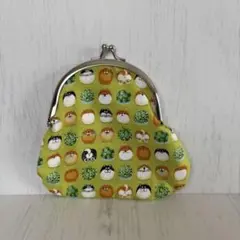 ハンドメイド★がま口・大サイズ【柴犬柄】