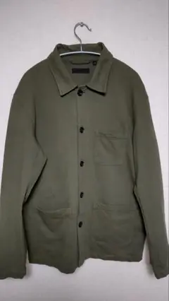 「UNIQLO ウォッシュジャージーワークジャケット」