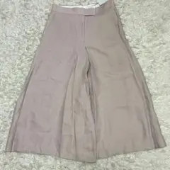 【タグ付き新品未使用】ebure リネンワイドパンツ Ｓサイズ