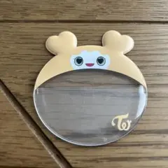 TWICE トゥワイス　FCクジ　ジヒョ　缶バッチケース　グッズ
