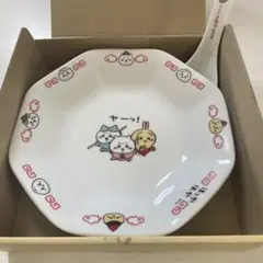 ちいかわ飯店 チャーハン皿 レンゲセット ちいかわ ハチワレ うさぎ お皿 食器