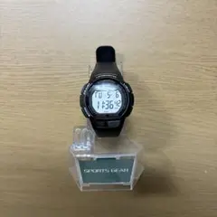 Casio デジタル腕時計 ブラック ランニングウォッチ