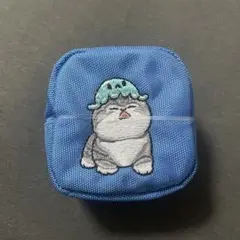 アミューズメント専用景品 mofusand カラビナつき刺繍スクエアミニポーチ