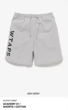 wtaps 25ss academy01 ASHGRAY L