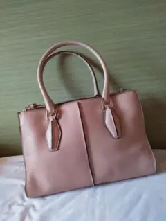TOD'S トッズ Dバッグ ピンクベージュ トート Dキューブ Dスタイリング