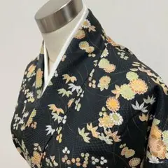 KL3114 洗える着物 小紋 身丈160cm ポリエステル 化繊