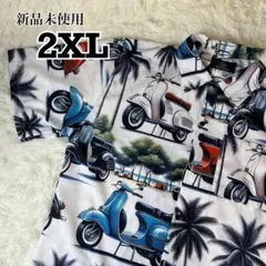 新品未使用 ポロシャツ 半袖 アロハシャツ 2XL