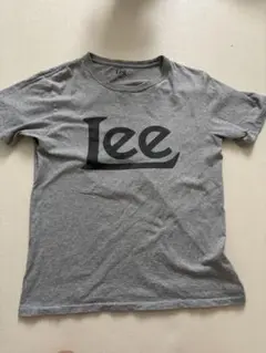 Lee グレー ロゴ Tシャツ