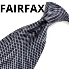 FAIRFAX ネクタイ ネイビー チェック