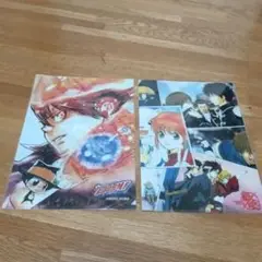 リボーン&銀魂クリアファイル2枚セット